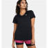 Camiseta Fitness Under Armour Mulher from Tech SSV- Preto sólido