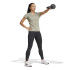 Camiseta adidas Mulher Aeroready Train Essentials Minimal Branding V-Neck Cinzento
