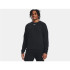 Camiseta Fitness Under Armour Homem by Rival Fleece Crew Preto