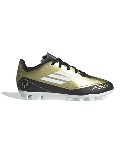 Futebol Infantil F adidas 50 Club Messi Ouro/Branco F50...