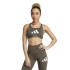 Sutiã esportivo adidas Mulher Powerreact Big Logo Graphic Verde azeitona