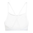 Sutiã esportivo Fitness adidas Mulher por Aeroreact Big Logo Graphic Branco