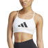 Sutiã esportivo Fitness adidas Mulher por Aeroreact Big Logo Graphic Branco