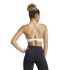 Sutiã esportivo Fitness adidas Mulher por Aeroreact Big Logo Graphic Branco
