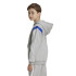 Moletom adidas Infantil Colorblock cinzento