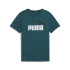 Camiseta Menino Puma Ess+ 2 Col Logo Azul