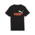 Camiseta Menino Puma Essentials+ 2 Col Logo Preto