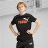 Camiseta Menino Puma Essentials+ 2 Col Logo Preto