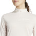 Camiseta Montanha adidas Mulher by Terrex Multi Half Zip Longsleeve Castanho claro