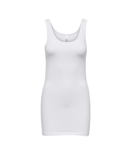 Camiseta Only live Love S/L Long Branco Mulher