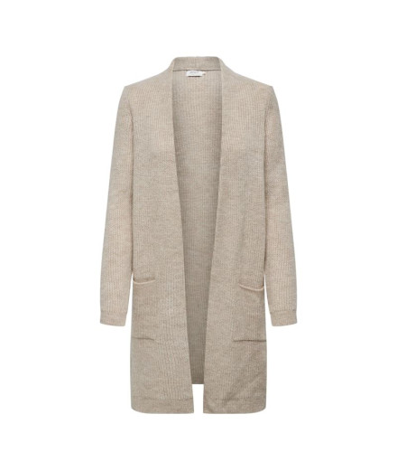 Moletom Only jade Cardigan Branco cap Gray Mulher