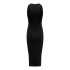 Vestido Only Onlbelfast S/L Midi Dress Jrs Noos Preto