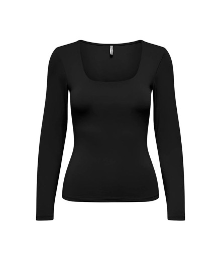 Camiseta Only ea 2-Way Deep Black Mulher