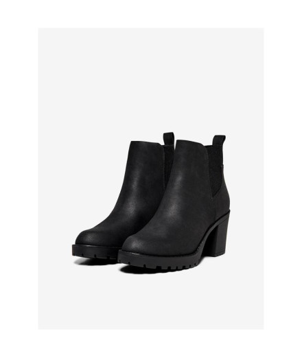Botins Only barbara Heeled Black Mulher