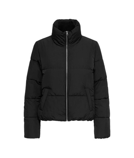 Casaco Apenas Acolchoado Acolchoado Preto Mulher