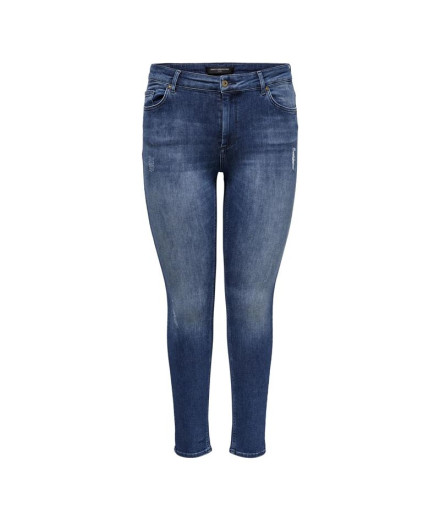Vaqueros Only Carwilly Reg Skinny Jeans Tai Medium Blue...