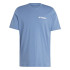 Camiseta Montanha adidas Homem por Terrex Graphic Blue