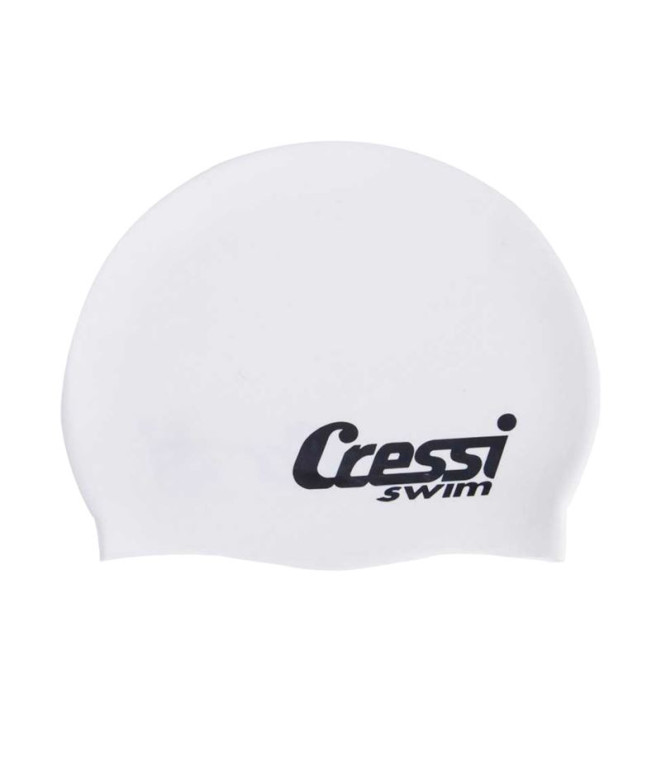 Boné de natação Cressi Silicona Infantil Branco