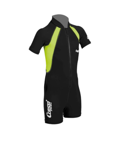 Neoprene de natação Cressi 1,5mm Bebês Preto/Lima