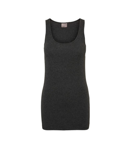 Camiseta Vero Moda maxi Myoft Long Tank Cinzento escuro...
