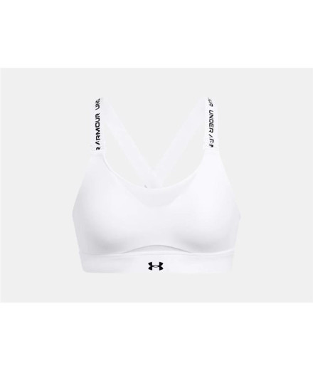 Sutiã esportivo Under Armour Mulher Infinity High 2.0 Branco