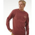 Moletom Rip Curl Homem Agrafador de fios Apple Bordeaux
