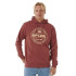 Moletom Rip Curl Homem Capuz agrafador Bordeaux