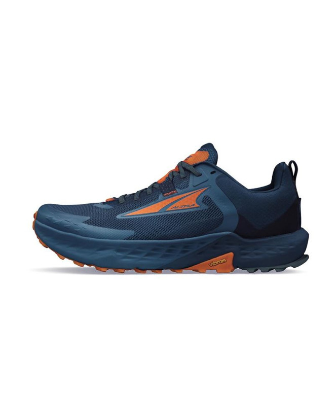 Sapatilhas Trail Altra de Timp 5 Azul/Laranja...