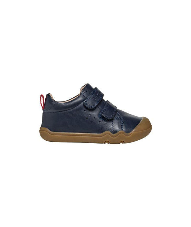 Sapatilhas Menino Geox Steppieup A - Nappa Azul...