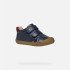 Sapatilhas Menino Geox Steppieup A - Nappa Azul Marinho