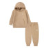 Fato de treino Nike Set Infantil Jordan Brooklyn Fleece Po Bege