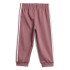 Conjunto adidas Set Infantil Jogger Essentials com 3 riscas cor-de-rosa