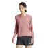 Camiseta Running adidas Mulher manga comprida cor-de-rosa da Own The Run