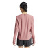 Camiseta Running adidas Mulher manga comprida cor-de-rosa da Own The Run