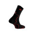 Meias de Trail Lurbel Ursus Five Preto/Vermelho