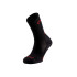Meias de Lurbel Camino Five Preto/Vermelho