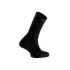 Meias de Lurbel Camino Five Preto/Vermelho