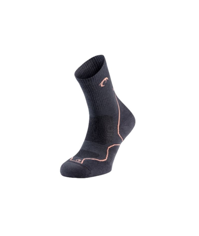 Meias de Trail Lurbel Terra Five Marengo/Coral