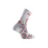 Meias de Montanha Lurbel Logan Five Cinza/Vermelho