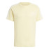 Camiseta adidas Homem Camisola simples Essentials com 3 riscas Amarelo