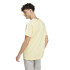 Camiseta adidas Homem Camisola simples Essentials com 3 riscas Amarelo