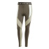 Malhas Fitness adidas Mulher from Techfit 7/8 Colorblock Verde azeitona