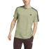 Camiseta adidas Homem Essentials Single 3-Stripes Verde