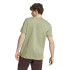 Camiseta adidas Homem Essentials Single 3-Stripes Verde