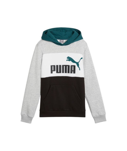 Moletom Casual Casaco com capuz Puma Essentials Block Fl...