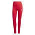 Malhas adidas Mulher Logotipo de cintura alta Essentials Vermelho