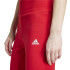 Malhas adidas Mulher Logotipo de cintura alta Essentials Vermelho
