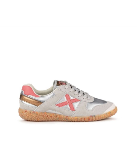 Sapatilhas Munich Infantil Mini Golo 1595 Prata