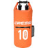 Bolsa Cressi Dry Pvc com Zíper Laranja 10L