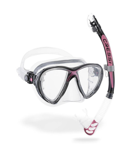 Kit para Mergulho Cressi Evo Big Eyes + Alpha Ultra Dry...